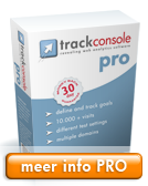 Web analyse software TrackConsole PRO